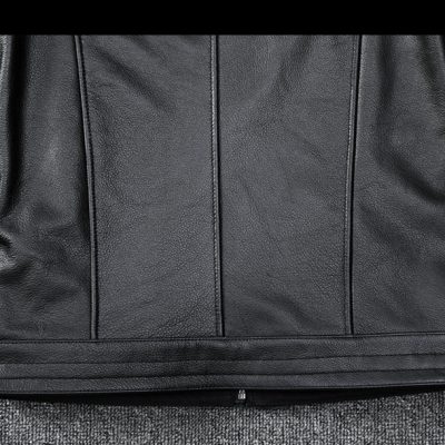 Áo khoác da bò AKD002 đen