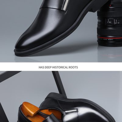 Giày tăng chiều cao nam 6cm GTD035 trắng