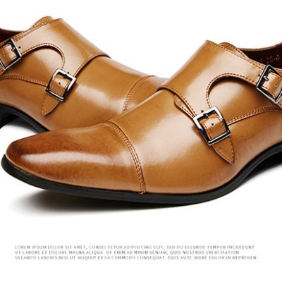 Giày tây nam GTD037 đen