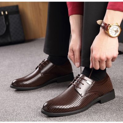 Giày Tây Nam GTD002Nâu