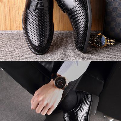 Giày Tây Nam GTD002Nâu