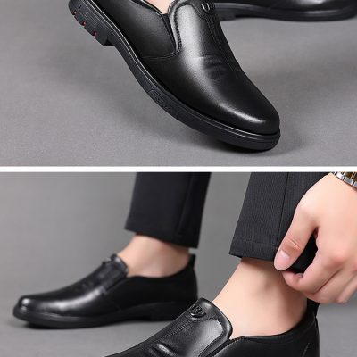 Giày tây nam size 45 GTD033 đen