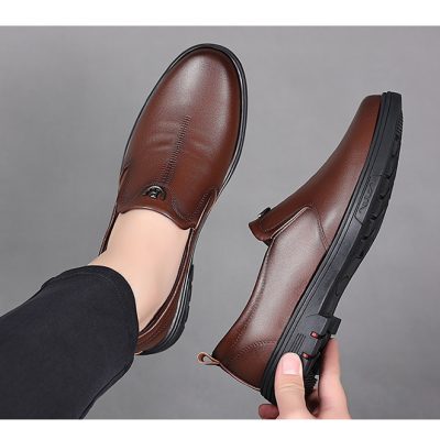 Giày tây nam size 45 GTD033 đen