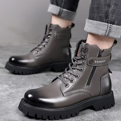 Giày tây nam big size GTD024 xám