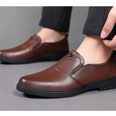 Giày tây nam size 45 GTD033 đen