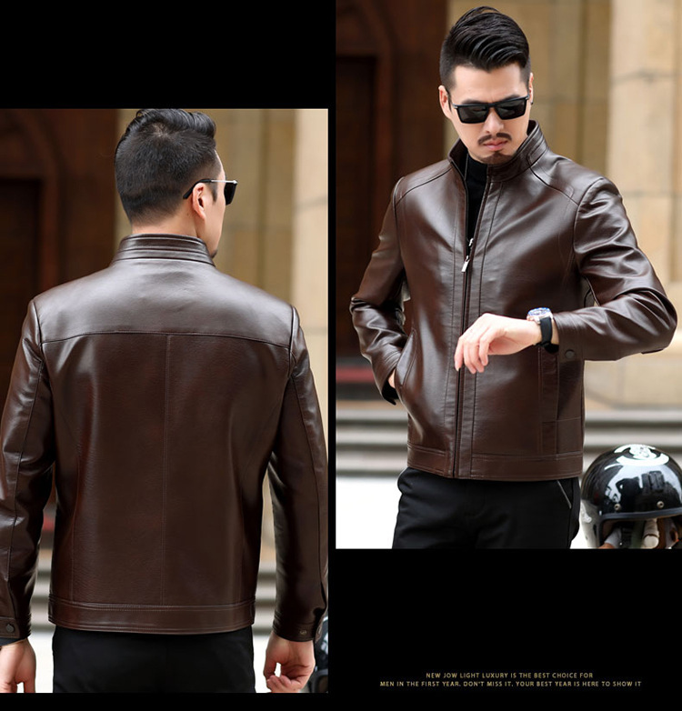 Áo khoác da thật