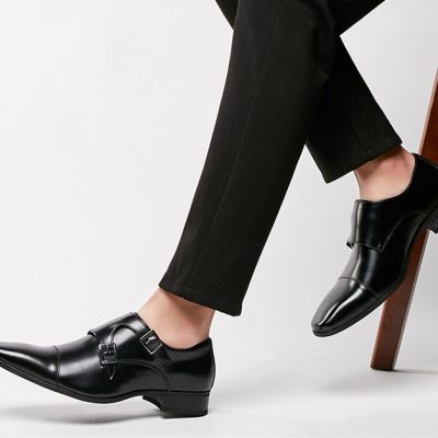 Giày tây nam GTD037 đen