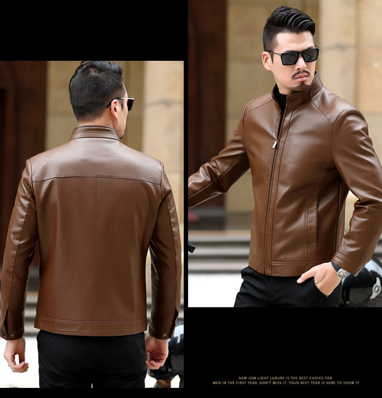 Áo khoác da thật dành cho nam