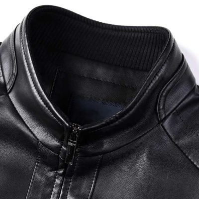 Áo da cừu thật AKD009 nâu sẫm dày