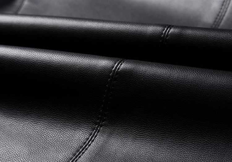 Áo khoác da cổ đứng