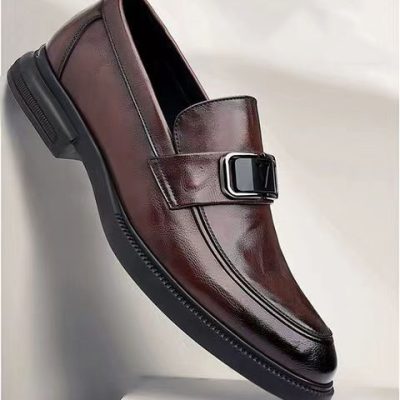 Giày lười nam GTD039 nâu