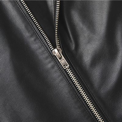 Áo da nam AKD003 da bò đen