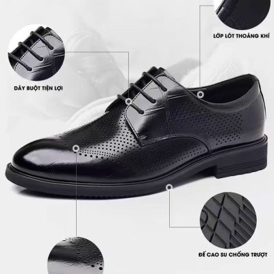 Giày Nam Big Size GTD015 Nâu