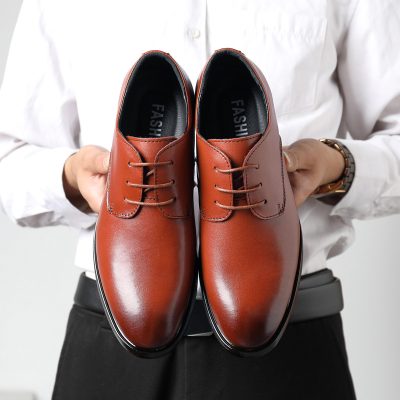 Giày Nam Da Bò Thật GTD014 Đen