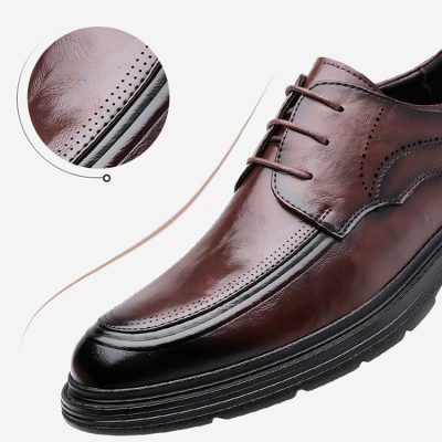 Giày da bò nam GTD036 nâu