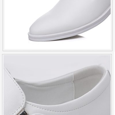 Giày tăng chiều cao nam 6cm GTD035 trắng