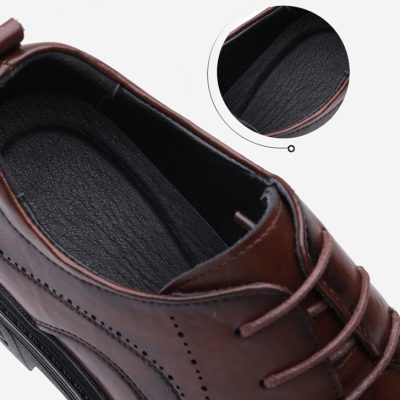 Giày da bò nam GTD036 nâu