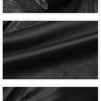 Áo da bò AKD010 đen