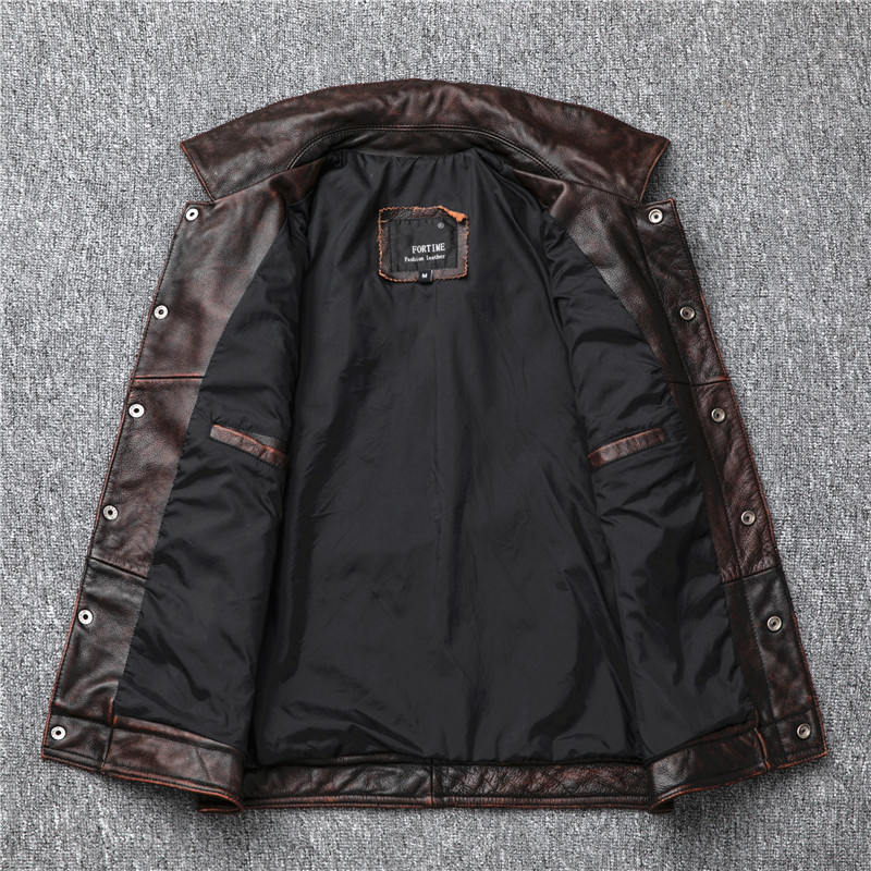 áo gile da nam moto