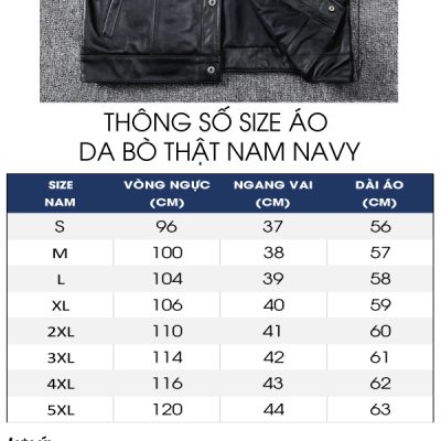 Áo da gile AKD034 đen