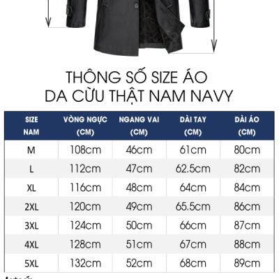 Áo khoác da cừu cao cấp AKD039 SK20 đen