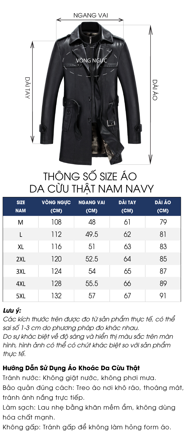 Áo da cừu thật big size