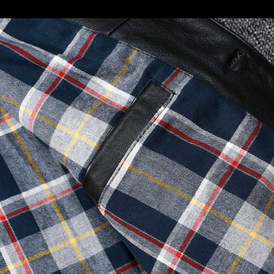 Áo da bò nam đẹp AKD036 đen