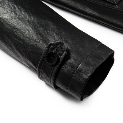 Áo khoác da cừu cao cấp AKD039 SK20 đen