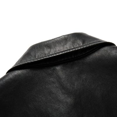 Áo khoác da cừu cao cấp AKD039 SK20 đen