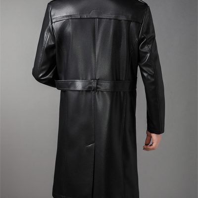 Áo vest da cừu thật AKD040 đen