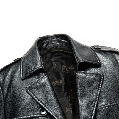 Áo khoác da cừu cao cấp AKD039 SK20 đen