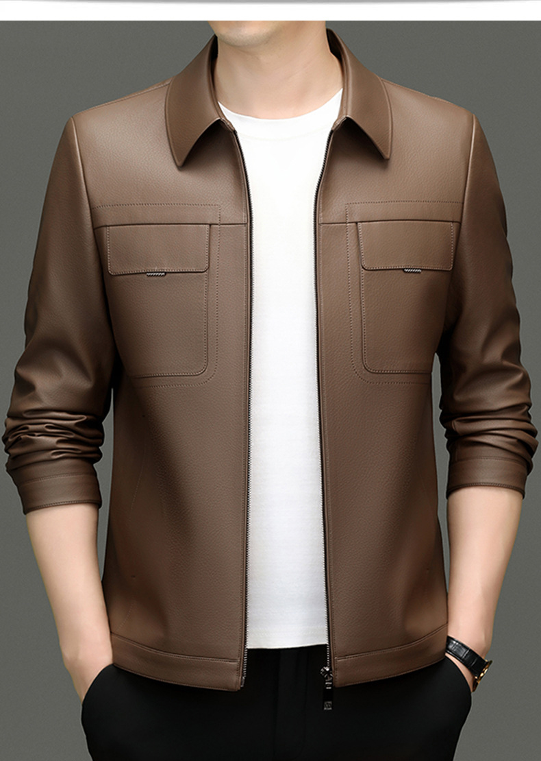 Áo da cừu thật nam