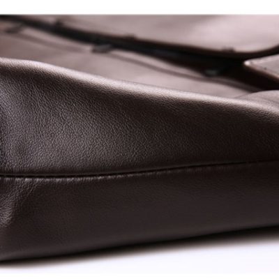 Áo da thật nam AKD052 màu nâu