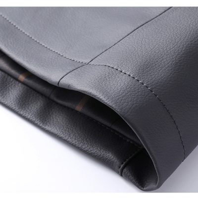 Áo blazer da cừu AKD041 đen