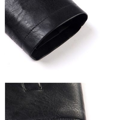 Áo da nam thật AKD048 màu nâu