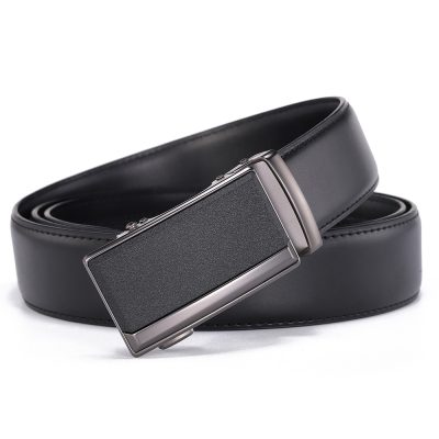 Dây Nịt Nam Da Bò Thật Khóa Hợp Kim Tự Động DND013 Cà phê R194-95