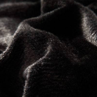 Áo khoác da cừu thật AKD038 đen