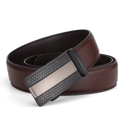 Dây Nịt Da Bò Khóa Tự Động DND012 Đen