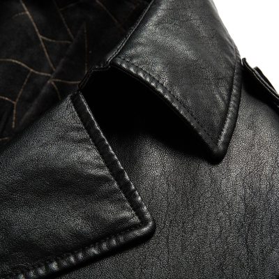 Áo khoác da cừu cao cấp AKD039 SK20 đen