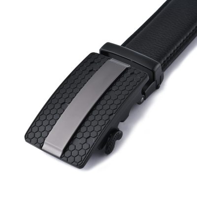 Dây Nịt Da Bò Khóa Tự Động DND012 Đen