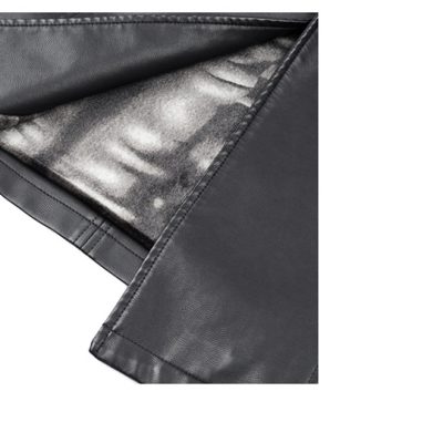 Áo da big size nam AKD047 đen