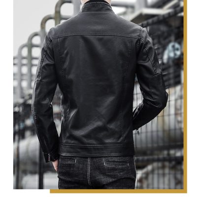 Áo Khoác Nam Da Cừu Thật 100% Phong Cách Năng Động Lịch Lãm BS3421AKD55 Đen