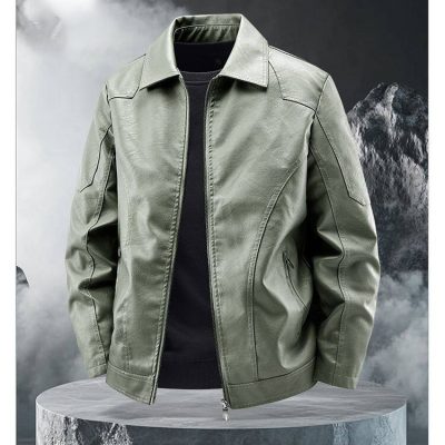 Áo Khoác Da Nam Năng Động, Nam Tính – Chất Da Cừu Thật Cao Cấp BS3423AKD57 Đen