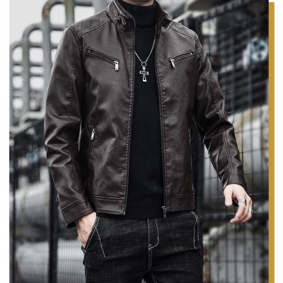 Áo Khoác Nam Da Cừu Thật 100% Phong Cách Năng Động Lịch Lãm BS3421AKD55 Đen