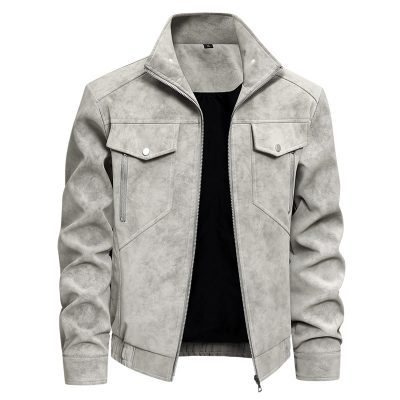 Áo Khoác Da Nam Công Sở Cao Cấp Trẻ Trung BS3422AKD56 Đen Có Lót Lông